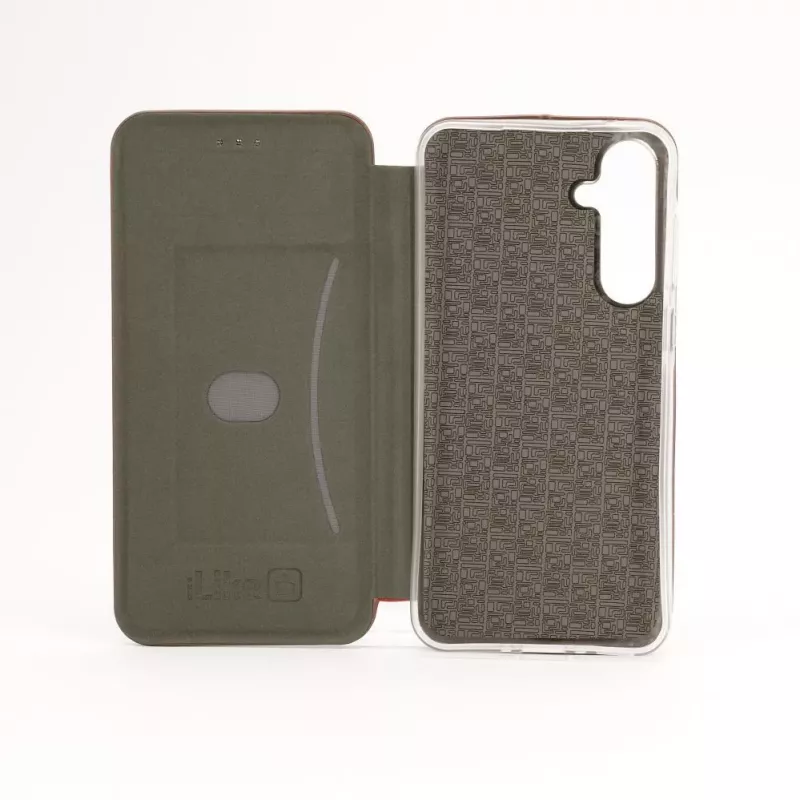 iLike Samsung Galaxy A35 bookcase Plum