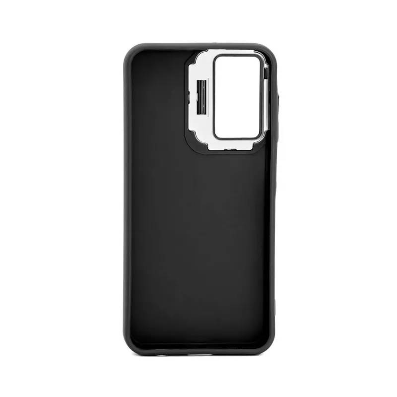 iLike Samsung Galaxy A15 hybride hoesje met camerastandaard zwart