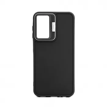 iLike Samsung Galaxy A15 hybride hoesje met camerastandaard zwart