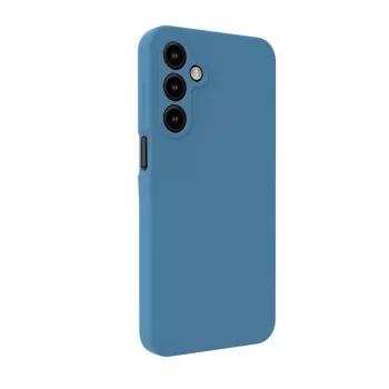 Evelatus Samsung Galaxy A14 4G / 5G premium soft touch siliconehoesje grijsblauw