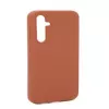 Evelatus Samsung Galaxy A34 premium soft touch siliconehoesje Saddle Brown