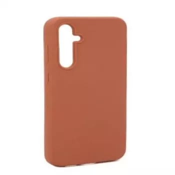 Evelatus Samsung Galaxy A34 premium soft touch siliconehoesje Saddle Brown