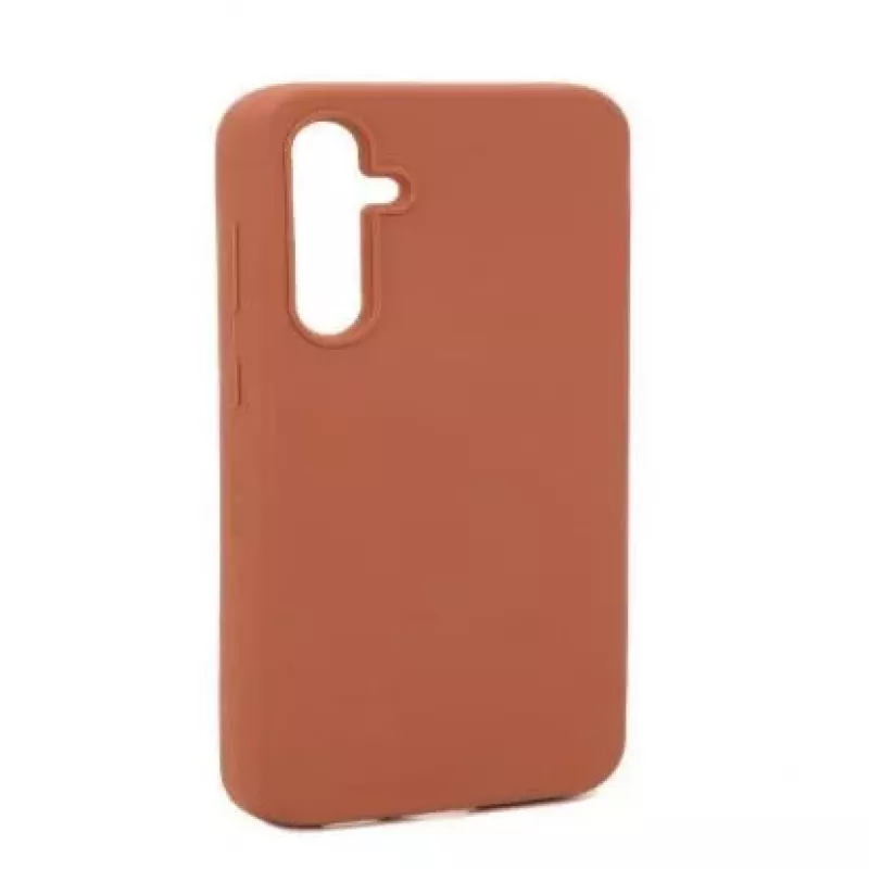 Evelatus Samsung Galaxy A34 premium soft touch siliconehoesje Saddle Brown