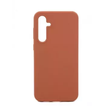 Evelatus Samsung Galaxy A34 premium soft touch siliconehoesje Saddle Brown