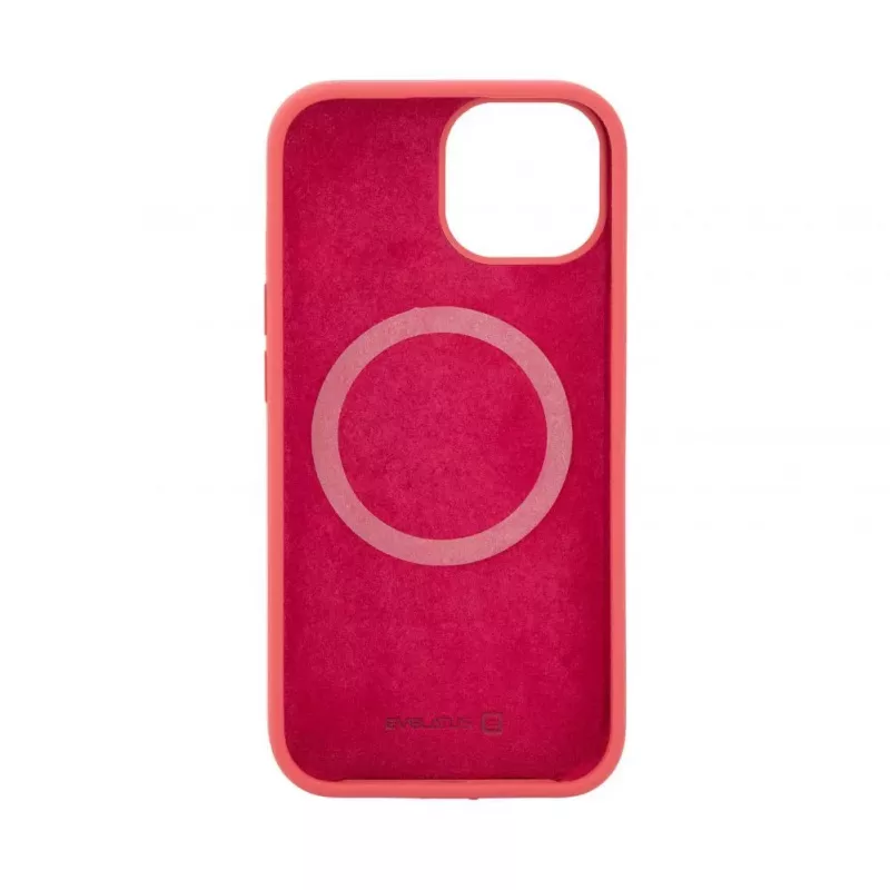 Evelatus Apple iPhone 15 premium MagSafe soft touch siliconehoesje Camelia