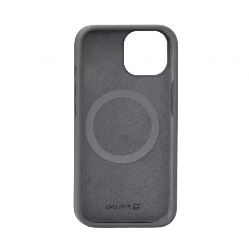 Evelatus Apple iPhone 15 premium MagSafe soft touch siliconehoesje Cocoa