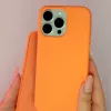 Evelatus Apple iPhone 15 Pro Max Premium MagSafe Soft Touch Siliconen Case New Function Oranje