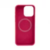 Evelatus Apple iPhone 15 Pro Premium MagSafe Soft Touch Siliconen Case New Function Rosé rood