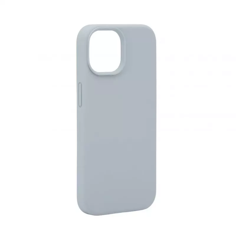 Evelatus Apple iPhone 15 Premium MagSafe Soft Touch Siliconen Case New Function Grijsblauw