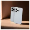 Evelatus Apple iPhone 15 Pro Max Premium MagSafe Soft Touch Siliconen Case New Function Grijsblauw