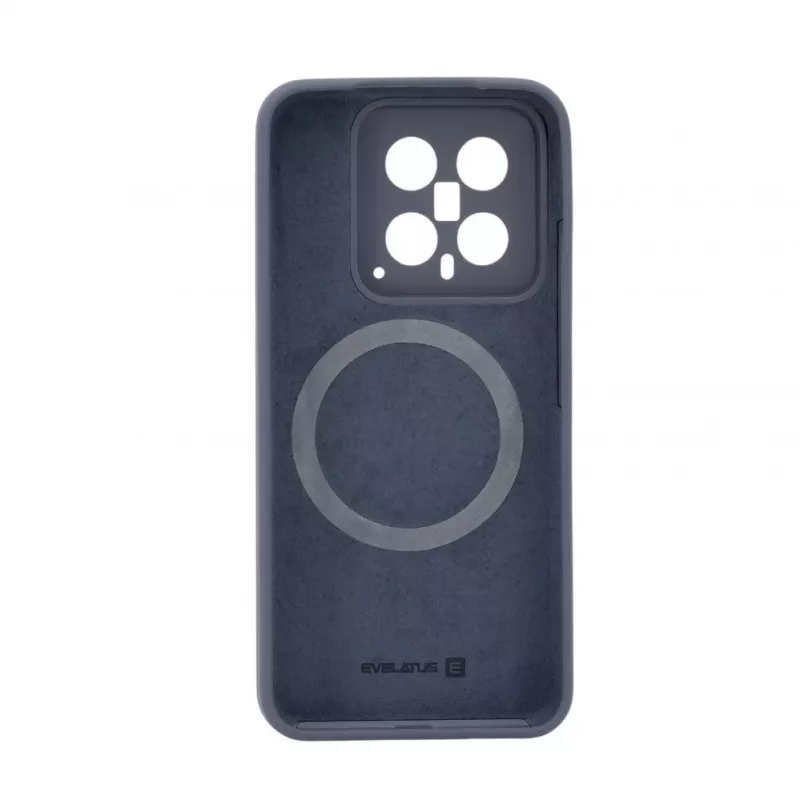 Evelatus Xiaomi 14 Premium Soft Touch Siliconen Case Middernachtblauw