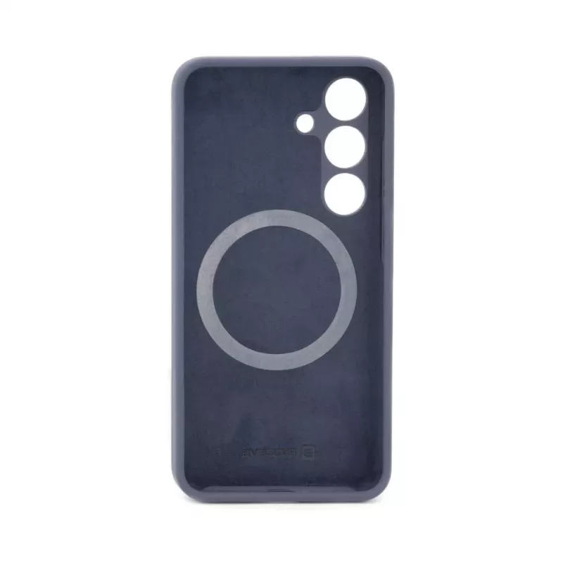 Evelatus Samsung Galaxy S24 Premium MagSafe Soft Touch Siliconen Case Middernachtblauw