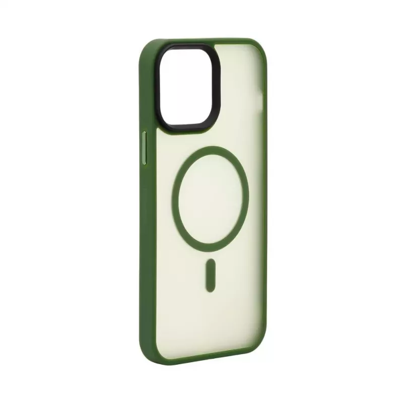 Evelatus Apple iPhone 13 Pro Max Hybrid Case met MagSafe PC+TPU Groen