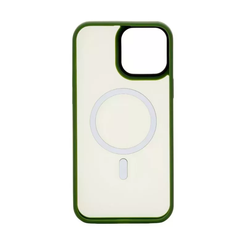 Evelatus Apple iPhone 13 Pro Max Hybrid Case met MagSafe PC+TPU Groen