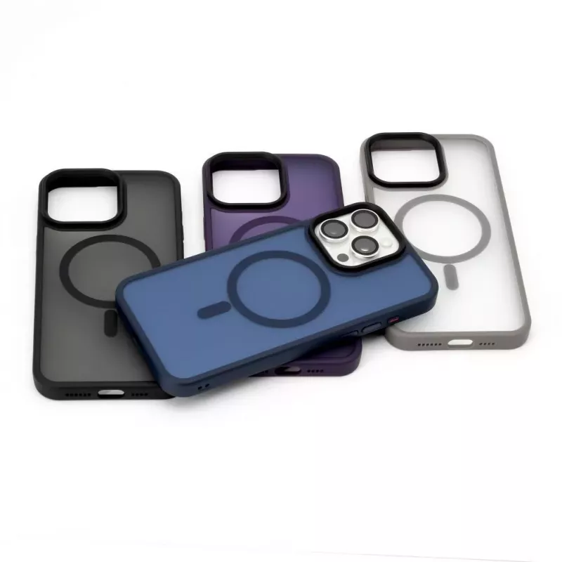 Evelatus Apple iPhone 14 Pro Max Hybrid Case met MagSafe PC+TPU Zwart