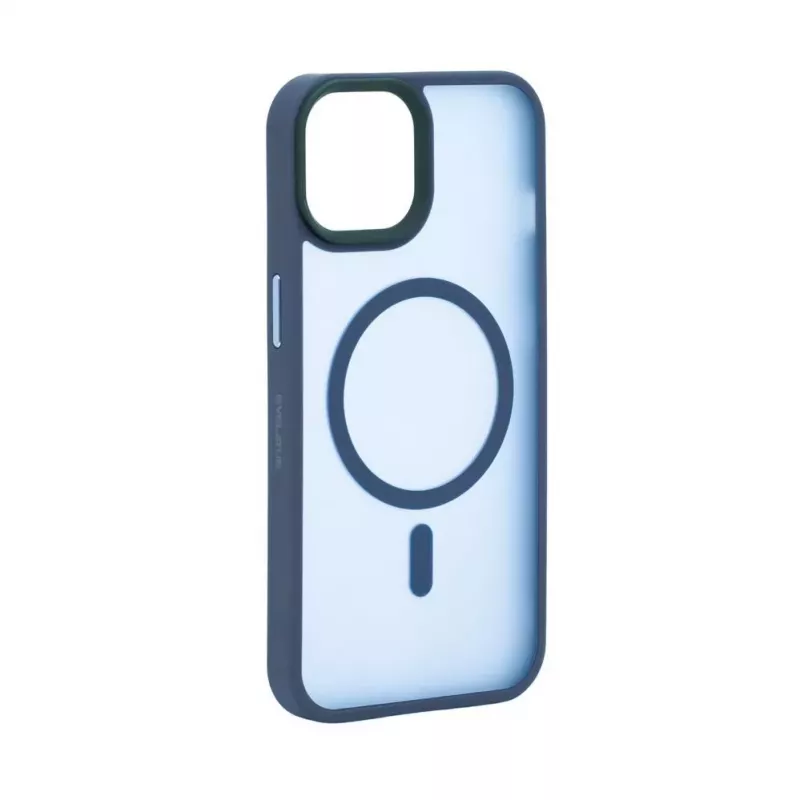 Evelatus Apple iPhone 14 Hybrid Case met MagSafe PC+TPU Blauw