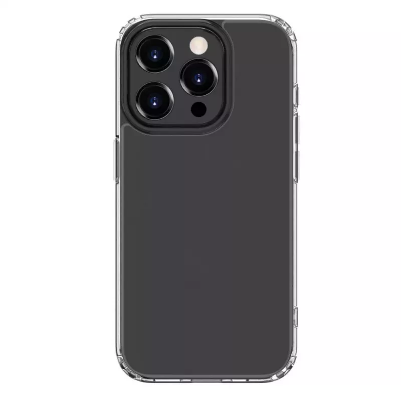 Evelatus Apple iPhone 15 Pro Max Military Shockproof Siliconen Case TPU Transparant