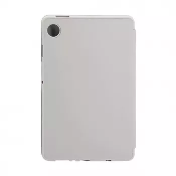 Evelatus Galaxy Tab A9 Tablet-hoes met imitatie-microvezel binnenkant Zilver
