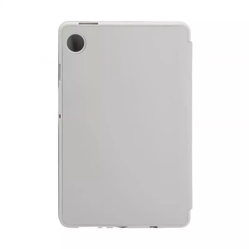 Evelatus Galaxy Tab A9 Tablet-hoes met imitatie-microvezel binnenkant Zilver