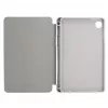 Evelatus Galaxy Tab A9 Tablet-hoes met imitatie-microvezel binnenkant Zilver