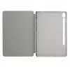 Evelatus Galaxy Tab S9 FE Tablet-hoes met kunstmicrovezel binnenkant Zilver