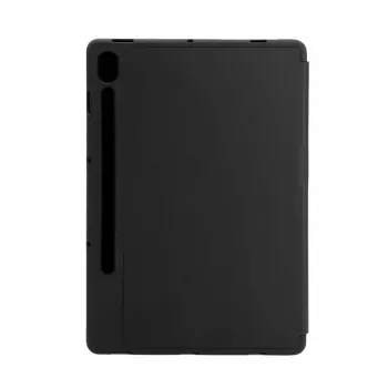 Evelatus Galaxy Tab S9 Tablet-hoes met imitatie-microvezel binnenkant Zwart