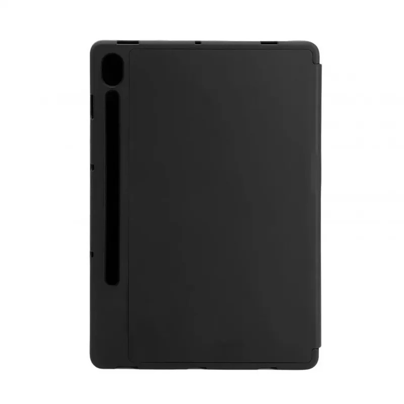 Evelatus Galaxy Tab S9 Tablet-hoes met imitatie-microvezel binnenkant Zwart