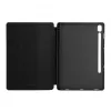 Evelatus Galaxy Tab S9 Tablet-hoes met imitatie-microvezel binnenkant Zwart