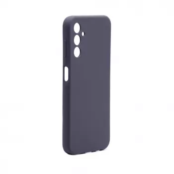 Connect Samsung Galaxy A14 4G / A14 5G premium kwaliteit soft touch silicone hoesje middernachtblauw