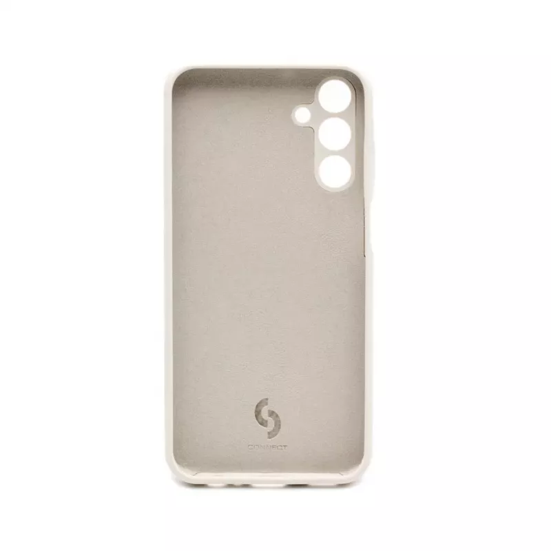 Connect Samsung Galaxy A15 premium kwaliteit soft touch silicone hoesje antiek wit