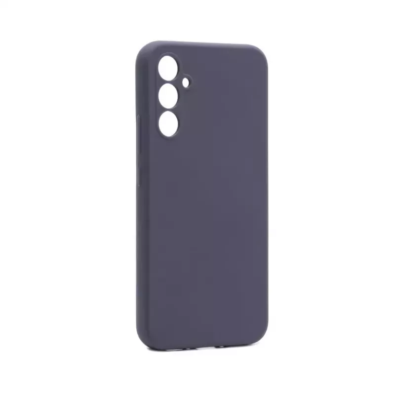 Connect Samsung Galaxy A34 premium kwaliteit soft touch silicone hoesje middernachtblauw