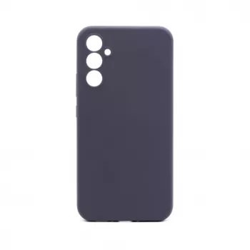 Connect Samsung Galaxy A34 premium kwaliteit soft touch silicone hoesje middernachtblauw