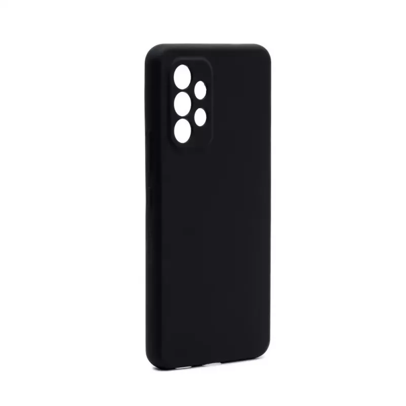 Connect Samsung Galaxy A53 premium kwaliteit soft touch silicone hoesje zwart