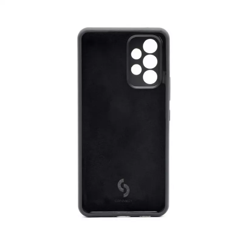 Connect Samsung Galaxy A53 premium kwaliteit soft touch silicone hoesje zwart