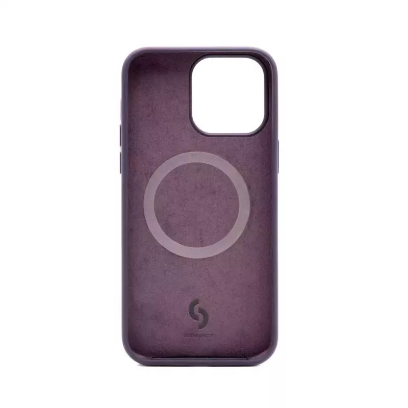 Connect Apple iPhone 14 Pro Max premium MagSafe soft touch silicone hoesje new function lila