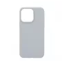 Connect Apple iPhone 15 Pro premium MagSafe soft touch silicone hoesje new function grijsblauw