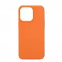 Connect Apple iPhone 15 Pro Max premium MagSafe soft touch silicone hoesje new function oranje