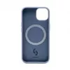 Connect Apple iPhone 14 premium MagSafe soft touch silicone hoesje middernachtblauw