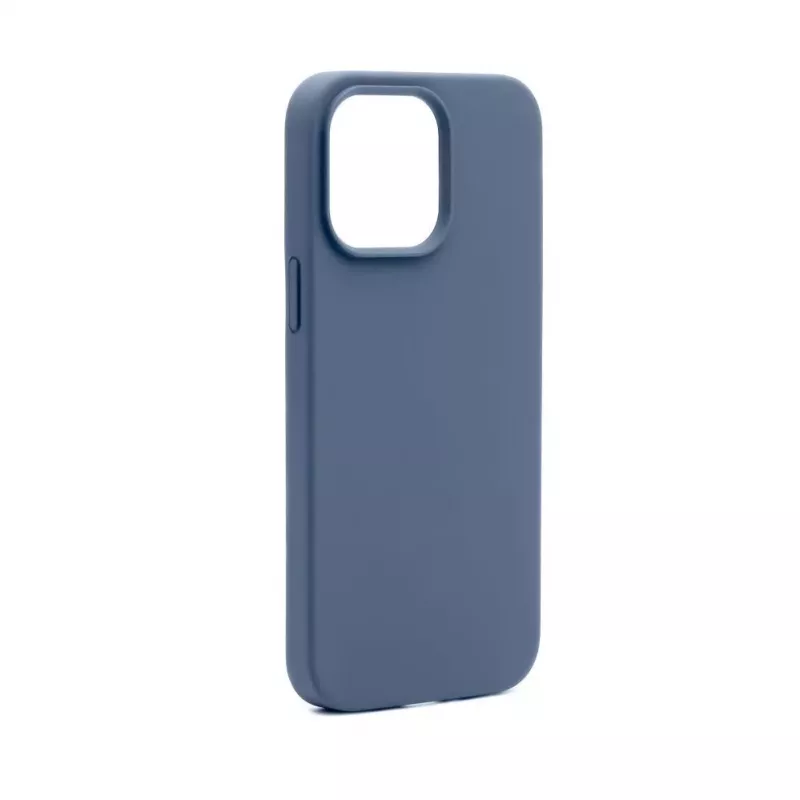 Connect Apple iPhone 14 Pro premium MagSafe soft touch silicone hoesje new function middernachtblauw