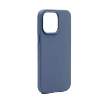 Connect Apple iPhone 14 Pro Max premium MagSafe soft touch silicone hoesje middernachtblauw