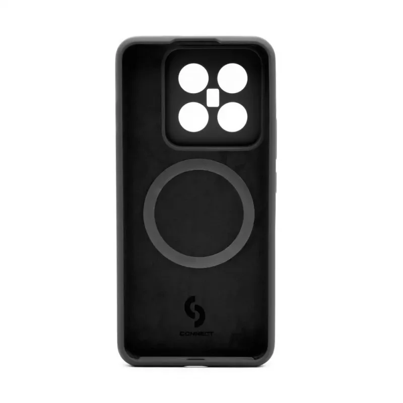 Connect Xiaomi 14 Pro premium kwaliteit magnetisch soft touch silicone hoesje zwart