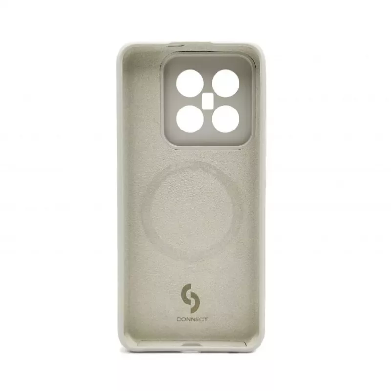 Connect Xiaomi 14 Pro premium kwaliteit magnetisch soft touch silicone hoesje grijs