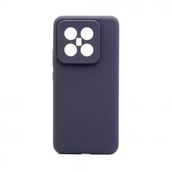 Connect Xiaomi 14 Pro premium kwaliteit magnetisch soft touch silicone hoesje middernachtblauw