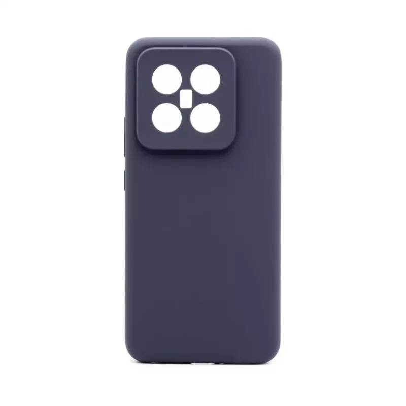 Connect Xiaomi 14 Pro premium kwaliteit magnetisch soft touch silicone hoesje middernachtblauw