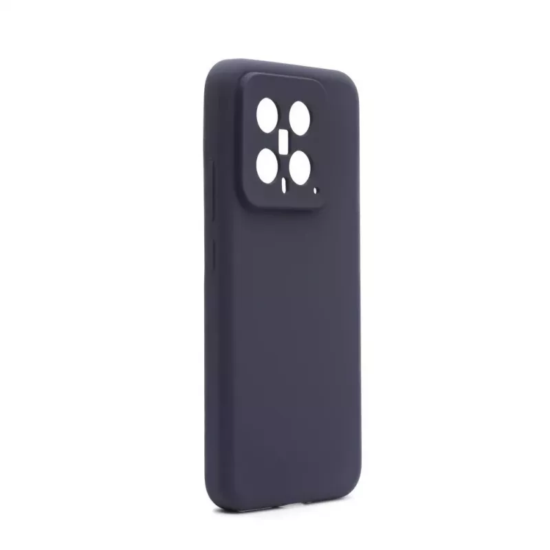 Connect Xiaomi 14 Pro premium kwaliteit magnetisch soft touch silicone hoesje middernachtblauw