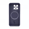 Connect Xiaomi 14 Pro premium kwaliteit magnetisch soft touch silicone hoesje middernachtblauw