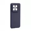 Connect Xiaomi 14 Pro premium kwaliteit magnetisch soft touch silicone hoesje middernachtblauw