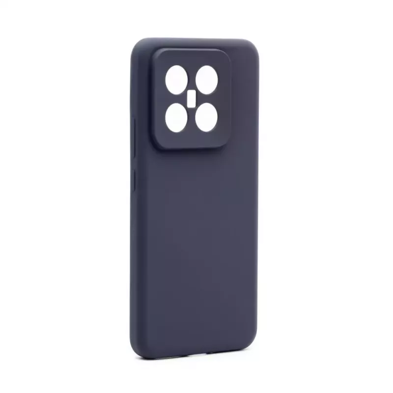 Connect Xiaomi 14 Pro premium kwaliteit magnetisch soft touch silicone hoesje middernachtblauw
