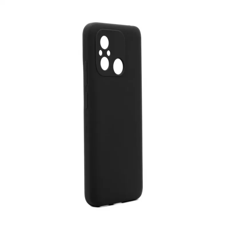 Connect Xiaomi Redmi 12C premium kwaliteit soft touch silicone hoesje zwart