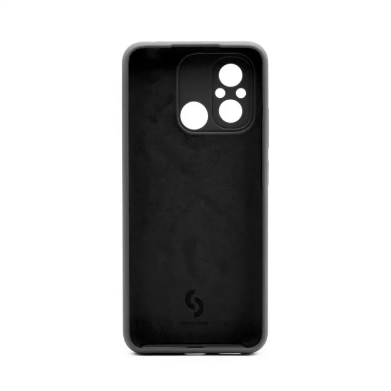 Connect Xiaomi Redmi 12C premium kwaliteit soft touch silicone hoesje zwart